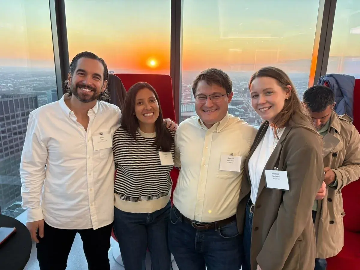 Founders and the Alchemist team at sunset