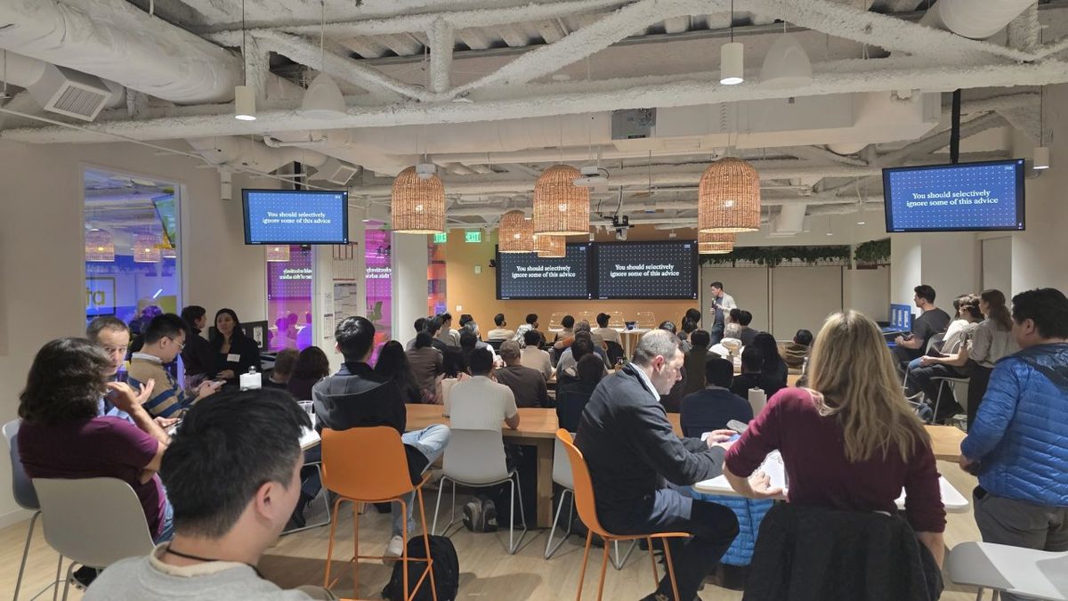 Founders gathered for a Founder Series conversation