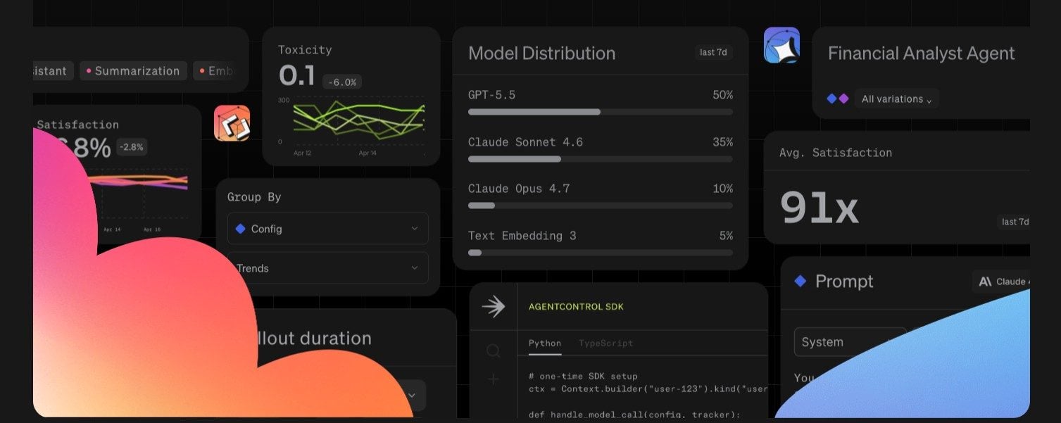 LaunchDarkly product dashboard