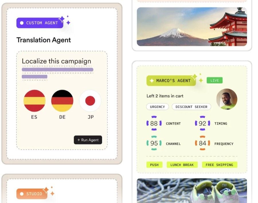 MoEngage product interface